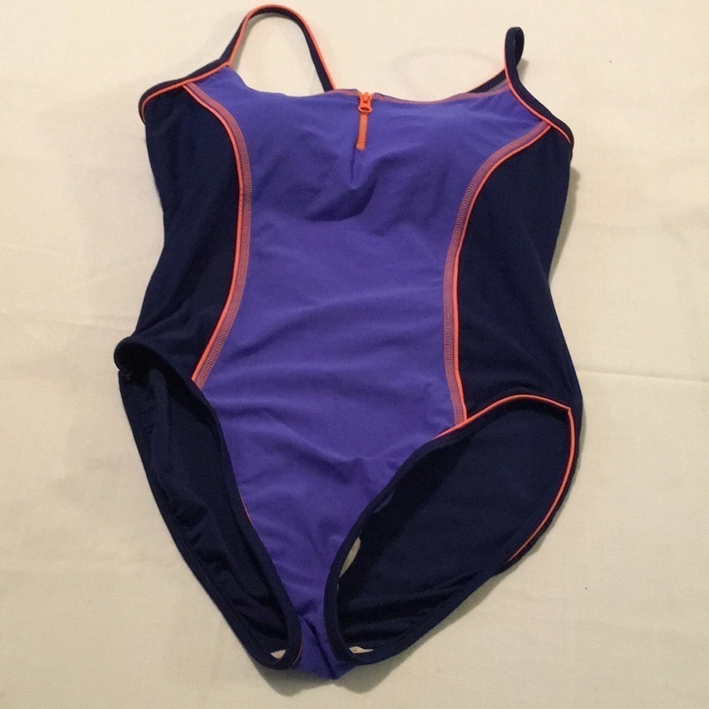 Beach Cabana one piece bathing suit size L (R)
